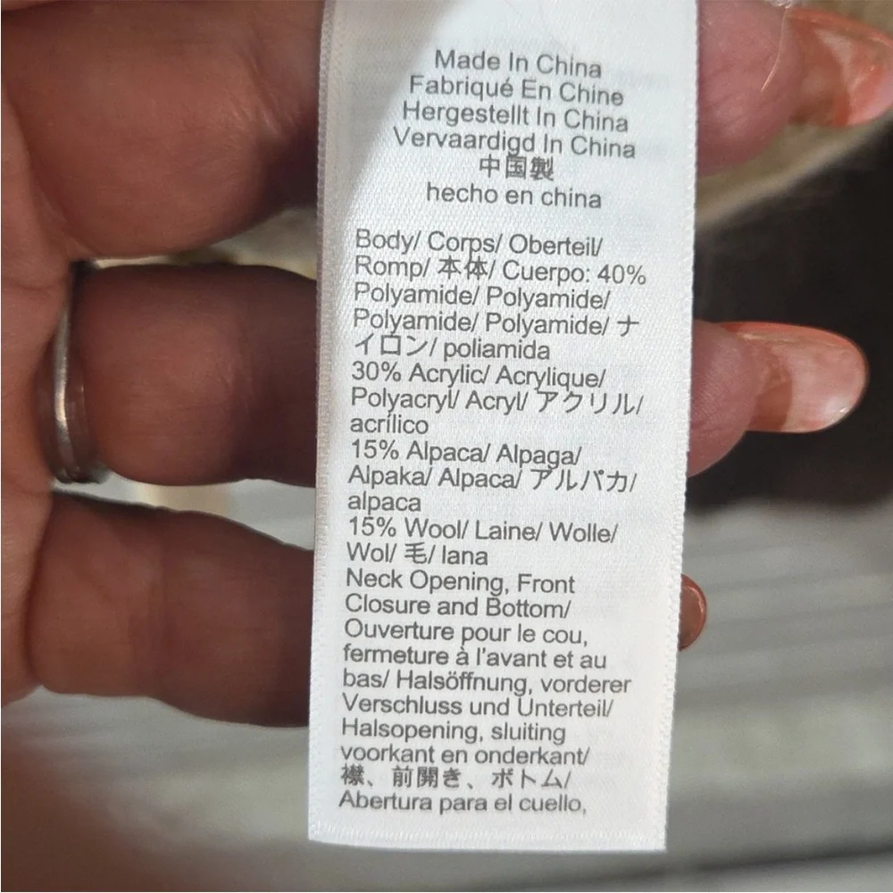 J. Crew Brown and Cream Cardigan Sweater - Picture 4 of 4